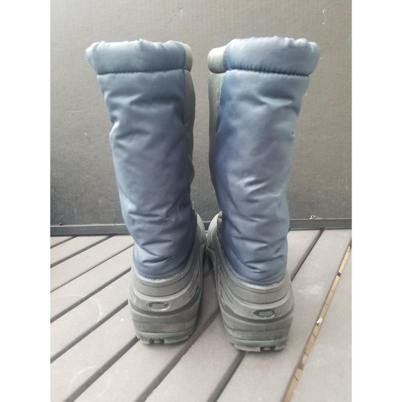 Sorel Cub Winter snow boot 7 8 8.5 blue grey pull on insulated waterproof NY1504